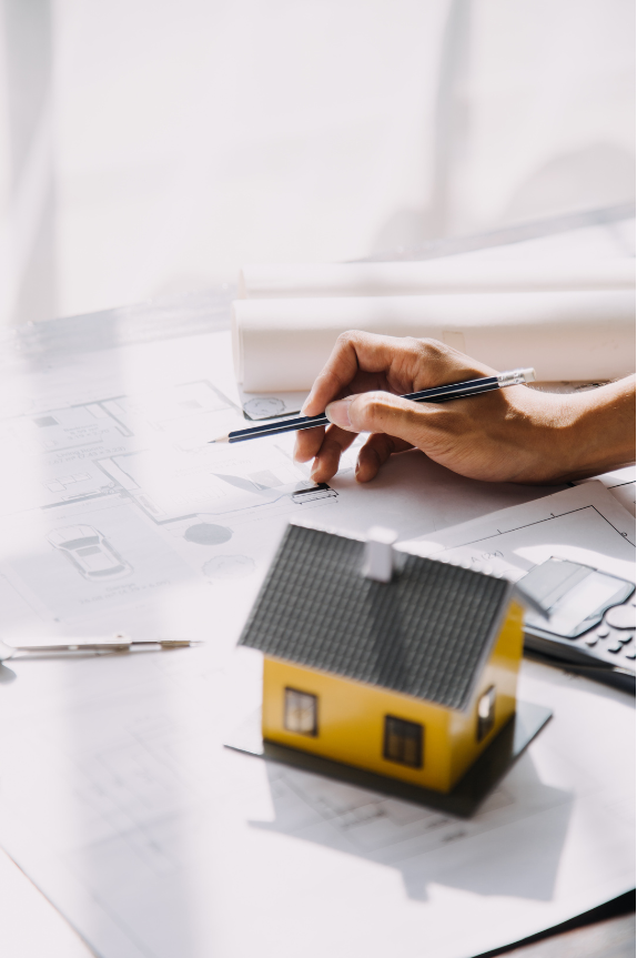 Copie de Post Instagram Agence Immobilière Moderne Minimal Bleu Blanc-3